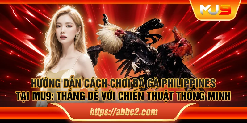 Hướng dẫn cách chơi đá gà philippines tại MU9: Thắng dễ với chiến thuật thông minh