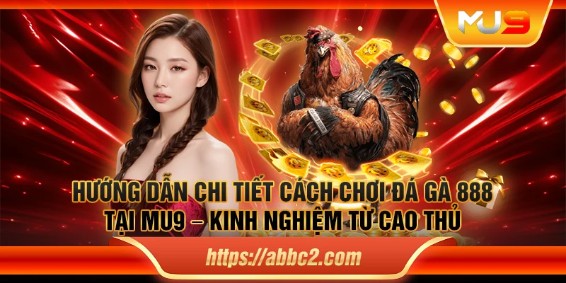 Hướng dẫn chi tiết cách chơi đá gà 888 tại MU9 – Kinh nghiệm từ cao thủ