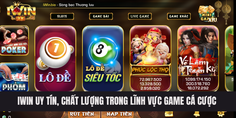 Giải Thích Lý Do IWIN Thu Hút Được Nhiều Người Tham Gia Cổng game IWIN uy tín, chất lượng trong lĩnh vực game cá cược