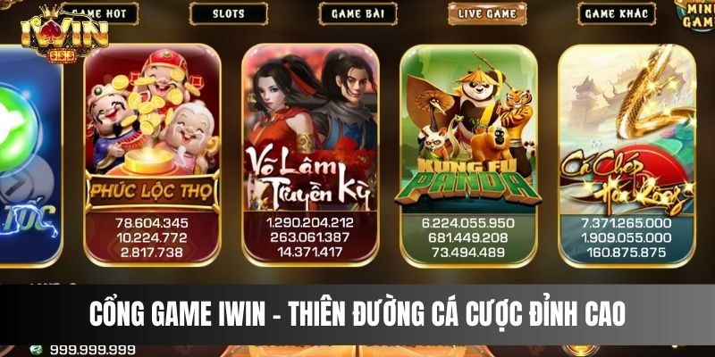 Cổng game IWIN – Thiên Đường Cá Cược Đỉnh Cao