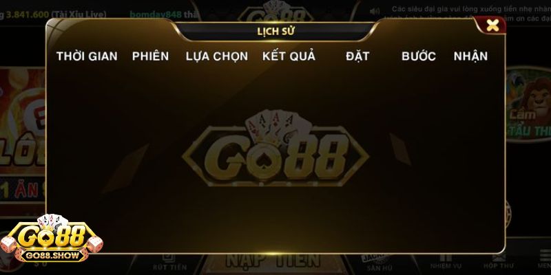 Go 88 Tổng hợp các tính năng hỗ trợ cược của trò chơi trên dưới