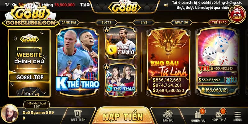 Sân Chơi Cá Cược Go 88 - Nền Tảng Cược Thể Thao An Toàn Điều gì làm cho sân chơi thể thao Go 88 thu hút cược thủ?